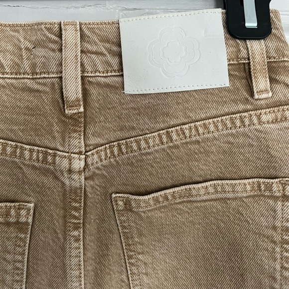 NWT Maje high-waist denim maxi skirt marron - Picture 6 of 7